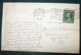 1910 Vintage Photo Pc Rppc Battle Creek Sanita Ri Um To Davidson Layette Co Pa - £32.95 GBP