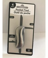 NEW 4 Use Pocket Knife / Multi-Tool (Knife, Saw, Can Opener &amp; Nail File) - €7,71 EUR