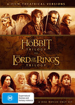 The Hobbit Trilogy / The Lord of the Rings Trilogy DVD | Region 4 - $51.14