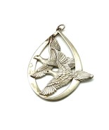 Vintage Signed Wallace Sterling Silver &quot;Peace on Earth&quot; 1972 Medallion O... - $1,773.99 MXN