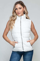 Snobbish Zip Up Turtleneck Vest with Pockets - £24.81 GBP