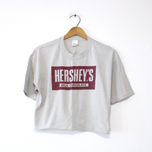 Vintage Hershey&#39;s Milk Chocolate Crop Top T Shirt XL - £21.60 GBP