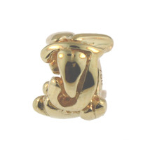 Authentic Trollbeads 18K Gold 21144J Letter Bead J, Gold - £359.59 GBP