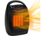 Portable Electric Space Heater, 1500W/750W Ceramic Heater with Thermostat - $48.13