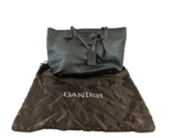 Danier Tote Handbag Brown/Green Genuine Leather Bag Style D-130106 With ... - $48.19