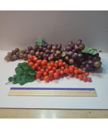 Massive amount of Vintage  Rubber Grapes, to big for my ruler - $25.25