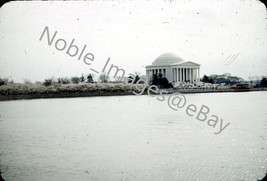 1950s Jefferson Memorial Crowd Stairs Washington DC Red-Border Kodachrome Slide - £3.10 GBP