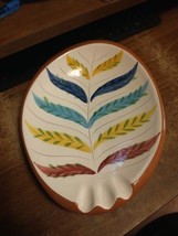 Vtg Stangl Pottery  Spectrum Large Oval  Hand Painted Ashtray 3926E MCM - £19.37 GBP