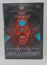 WWE Armageddon 2003 DVD WWF WCW Triple H Goldberg Randy Orton Dudley Boyz Lita - £9.01 GBP