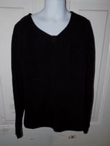 KC Parker Black Long Sleeve Shirt Size 14 Girl&#39;s EUC - £12.49 GBP
