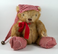 Christmas Bear of The Month December 1984 Gorham Bear Collection Jointed Vintage - £7.98 GBP