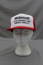 Vintage Screened Trucker Hat - Motorcraft Campbell River BC - Adult Snapback - £27.53 GBP