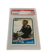 Bo Jackson Rookie Card 1988 Topps Football PSA 9 Mint Raiders #327 RC Su... - $296.95