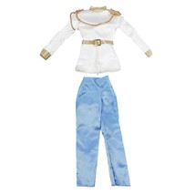 &#39;04 Mattel Cinderella Prince Charming On Ice Blue Pants White Gold Suit ... - $6.99