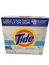 Tide 3700084995 Free and Gentle Laundry Detergent Powder 68 Loads 95 Oz - £59.24 GBP