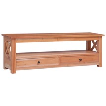 TV Cabinet 120x30x40 cm Solid Mahogany Wood - £97.28 GBP