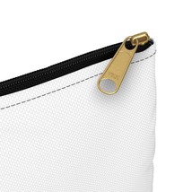 Durable Zip-Closure Accessory Pouch Black/White Polyester Cosmetic Penci... - £12.28 GBP+