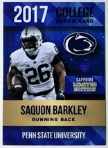 2017 Rookie Phenoms Saquon Barkley Sapphire Rookie - Mint - Penn State Univ - £1.58 GBP