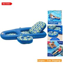 Ultimate Comfort: 2-in-1 Inflatable Pool Float with Adjustable Backrest ... - $126.67