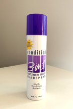 Condition 3-in-1 Maximum Hold Hairspray w/ Sunscreen SCENTED Purple Bott... - $50.21 CAD