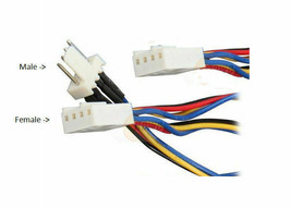 Aoc 2 X 4Pin Pwm (Female) To 1 X 4Pin Pwm (Male) Y Split Cable - £14.14 GBP