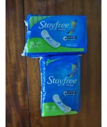 Stayfree Maxi Pads for Women Super Long 10 Count Each Lot Of 2 - $557.12 MXN