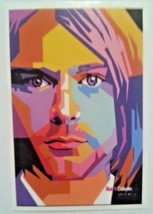 Kurt Cobain~Watercolor~Decal Sticker Adhesive Vinyl~2 5/16&quot; x 2&quot;~Ships FREE - £1.76 GBP