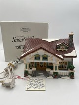 Department 56 CRAFTSMAN COTTAGE Original Snow Village #54372 Architecture Series - £40.45 GBP