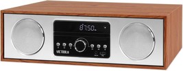 Victrola VS-120-MPL Bluetooth Microsystem  CD USB AUX Radio 30 Watt  FMR... - £31.41 GBP