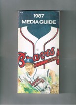 1987 Atlanta Braves Media Guide MLB Baseball Murphy Griffey Roenicke Obe... - $44.55