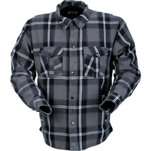 Z1R Mens Street Riding Ashwood Flannel Shirts Gray XL - £91.77 GBP