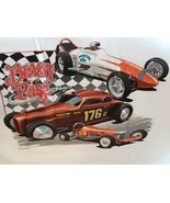 Beast from the Past w/3 Racers on a White XL Tee Shirt - €18,11 EUR