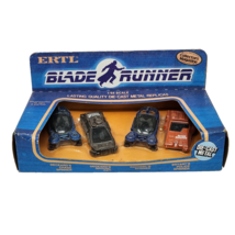 VINTAGE 1982 ERTL BLADE RUNNER DIE CAST METAL REPLICA SET OF 4 CARS SPIN... - $760.00