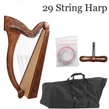 Engraved 29 String Celtic Style Harp - $430.00
