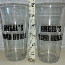 Beer Glasses Pint Beer Glasses Souvenir from Angels Roadhouse Bar Yucaip... - $15.95