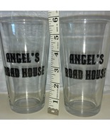 Beer Glasses Pint Beer Glasses Souvenir from Angels Roadhouse Bar Yucaip... - £12.55 GBP
