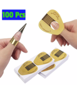 Nail Art Form Stickers Self adhesive Extension UV Builder Tips Gel Forms... - €8,91 EUR