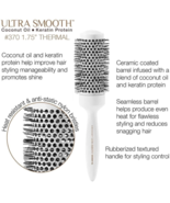 Cricket Ultra Smooth Coconut 1.75” Thermal Ceramic Barrel Hair Brush Ant... - $21.51
