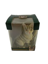 Limited Edition Collector&#39;s Series Tiger Stripped Shorthair Cat Ornament Figure - £9.28 GBP
