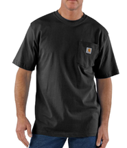 Carhartt K87 Men&#39;s Loose Fit Heavyweight Short-Sleeve Pocket T-Shirt, Bl... - $39.00