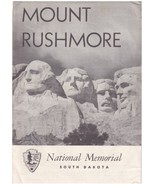 Vintage 1958 Mount Rushmore Brochure - National Park Service Publication - £21.35 GBP