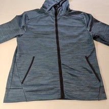 Champion Men's Blue Full Zip Pockets Hoodie Jacket Size L Large Chest 45" image 7