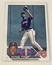 Michael Taylor - 2023 Topps Update Series 1 Card #374 - MLB Minnesota Twins Card - £1.29 GBP