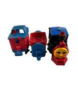 Vintage Fisher Price Toots the Train Engine Cars Works No Track No Remote - $54.45