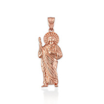 Rose Gold Saint Jude Sparkle-cut Pendant Necklace - £141.24 GBP+