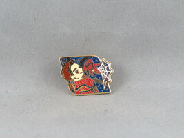 Vintage Spider-Man Pin - Peter Parker Web Shooter - Inlaid PIn - $15.00