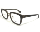 PRADA Eyeglasses Frames VPR09S UED-1O1 Brown Gold Thick Rim Square 51-21... - $140.04