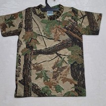 RealTree Kids Camo T Shirt Size S Small Short Sleeve Casual Camouflage - £9.37 GBP