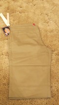 Dickies Girl&#39;s Shorts Stretch Fabric Khaki Uniform Pants Size 5 32&quot; x 13&quot; - £10.21 GBP