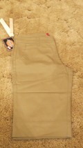 Dickies Girl&#39;s Shorts Stretch Fabric Khaki Uniform Pants Size 5 32&quot; x 13&quot; - £10.02 GBP